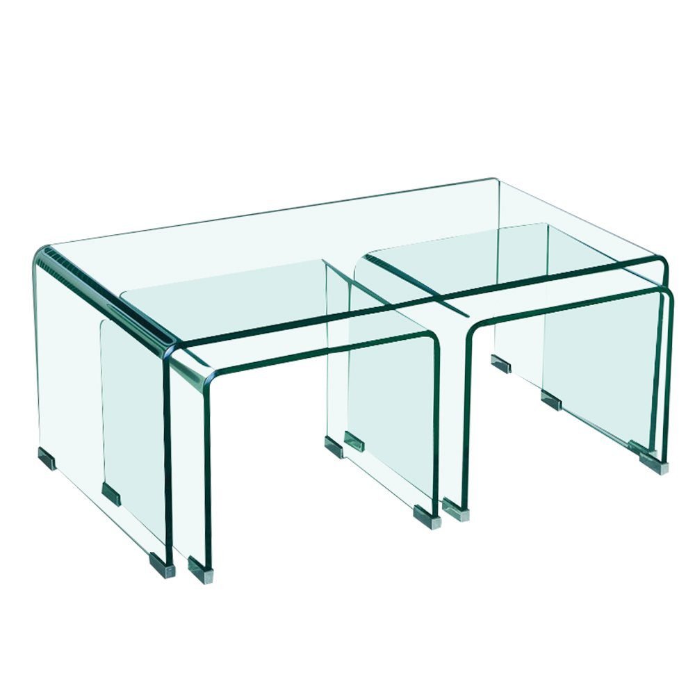 Second image of Modena Bent Glass Coffee Table