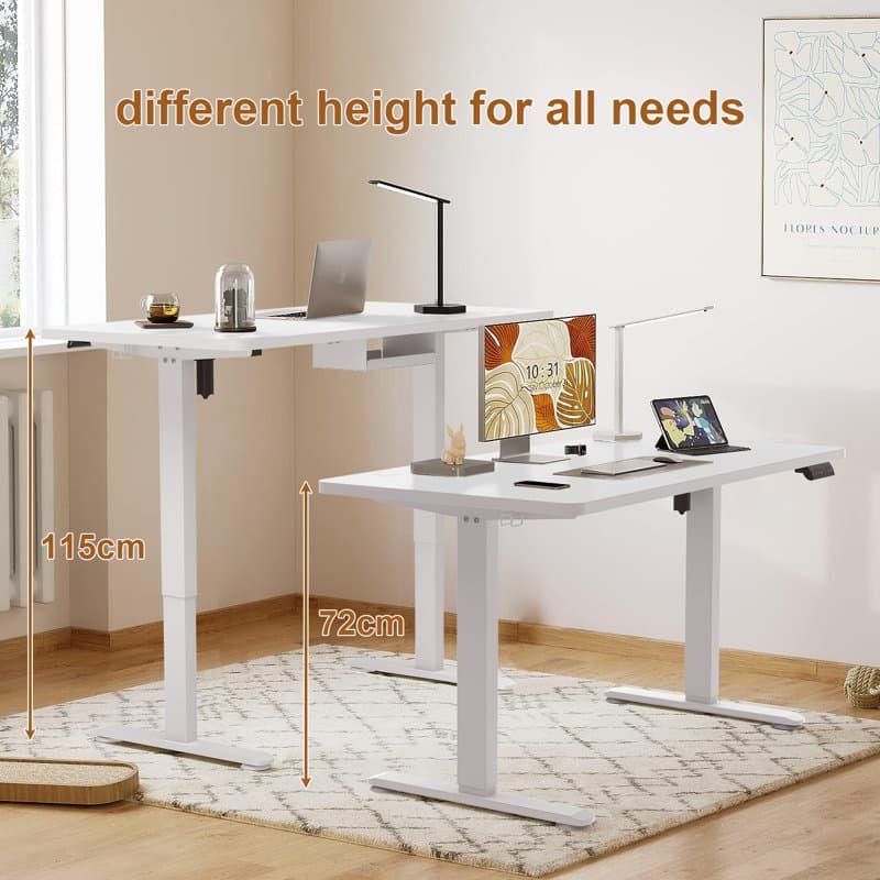 Second image of 9RKT–1.2m Electrical height adjustable desk