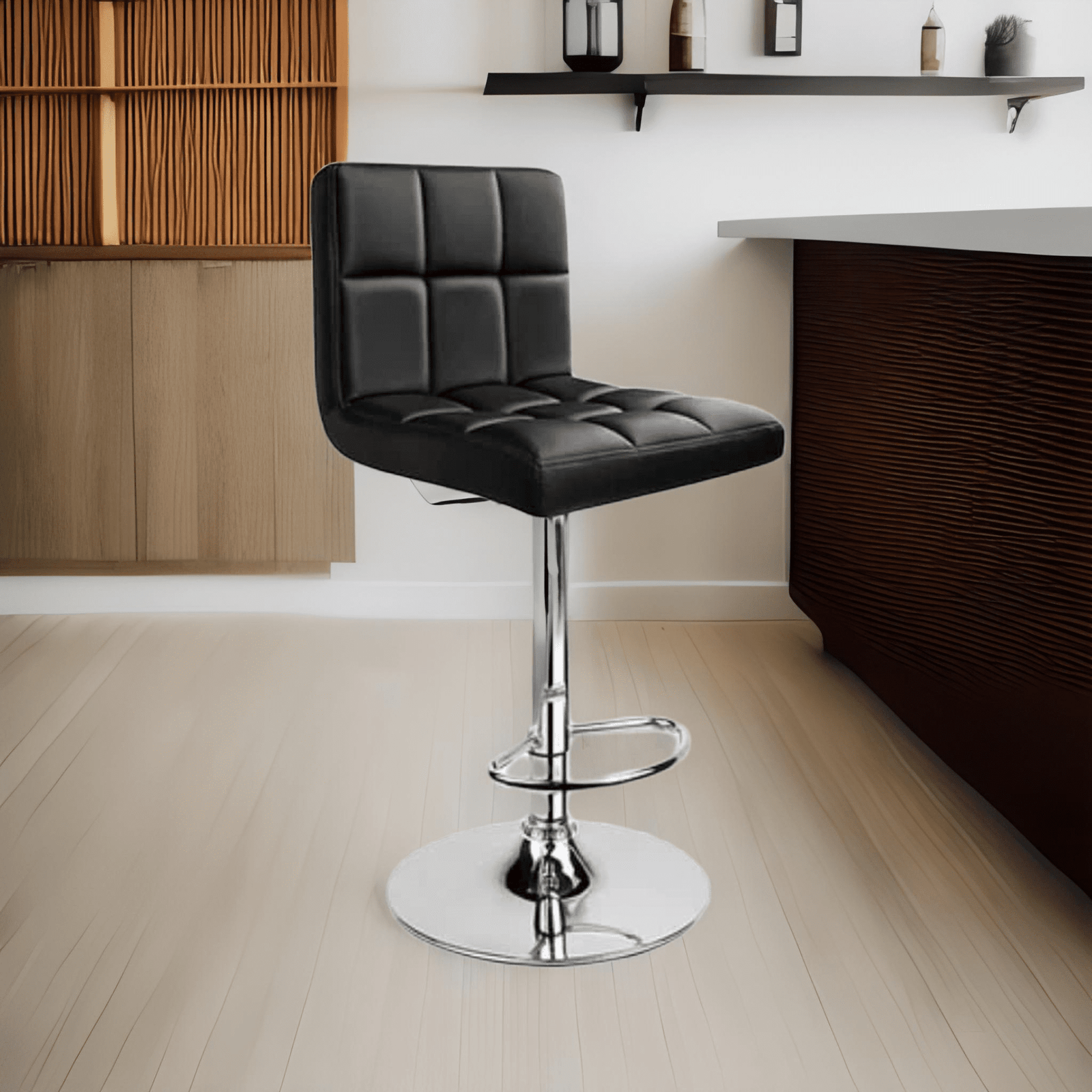 Second image of BRUX Bar Chair Black