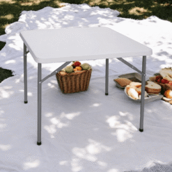 Alternative view of Picnic Outdoor Table – white