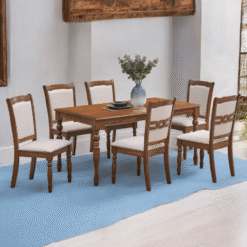 Alternative view of SAROVA Dining Table + 6 Chairs