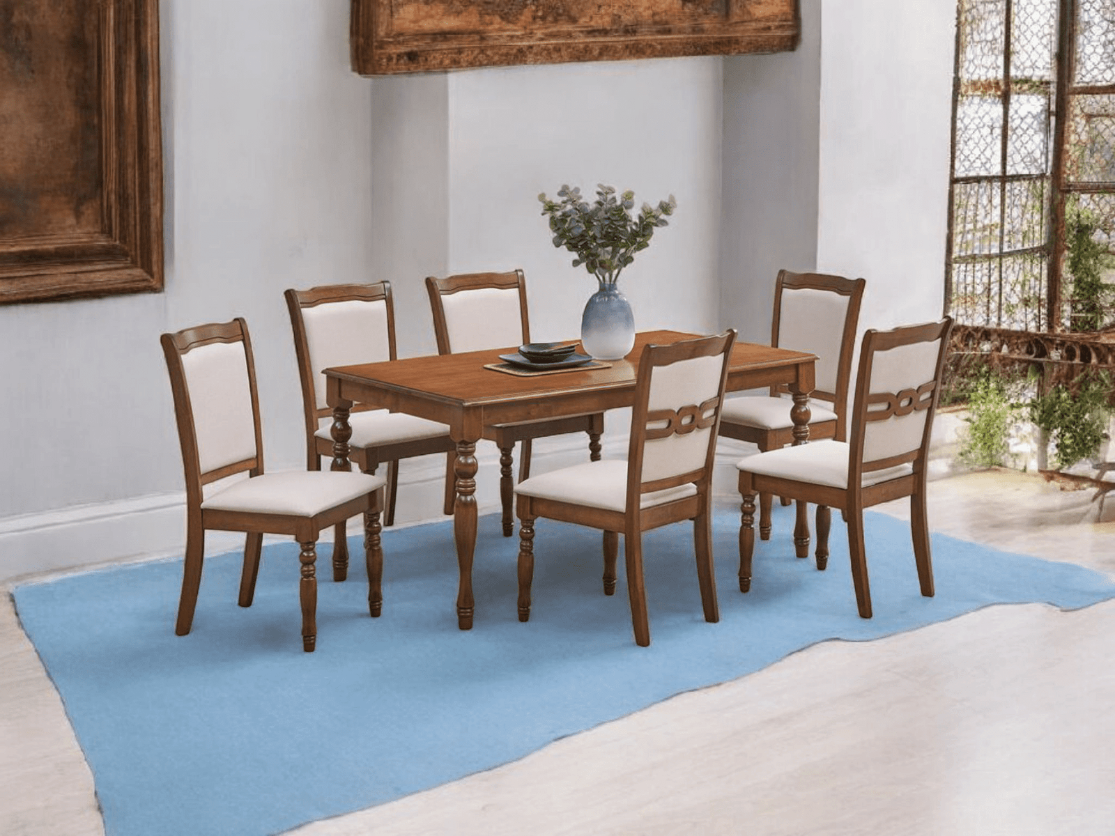 Second image of SAROVA Dining Table + 6 Chairs