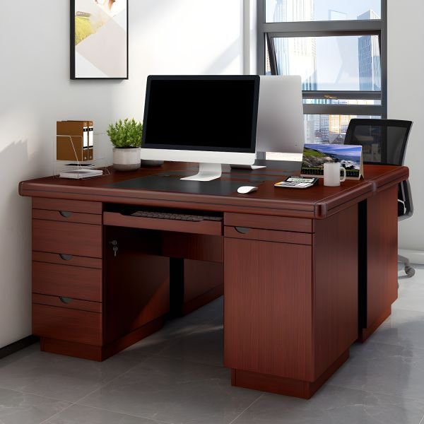 Second image of 1.4m Traditional Executive Desk