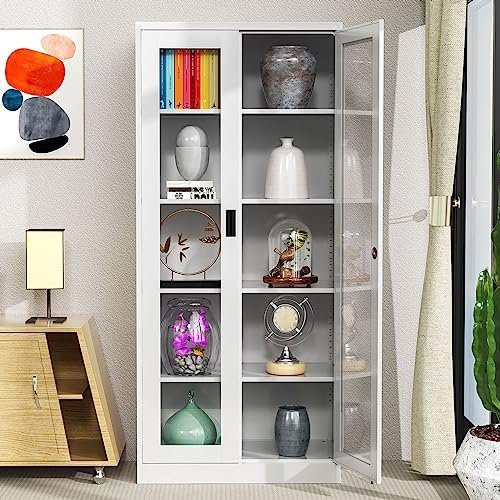 Second image of Metal Filing Cabinet (Swing 2-Two Door Full Glass)