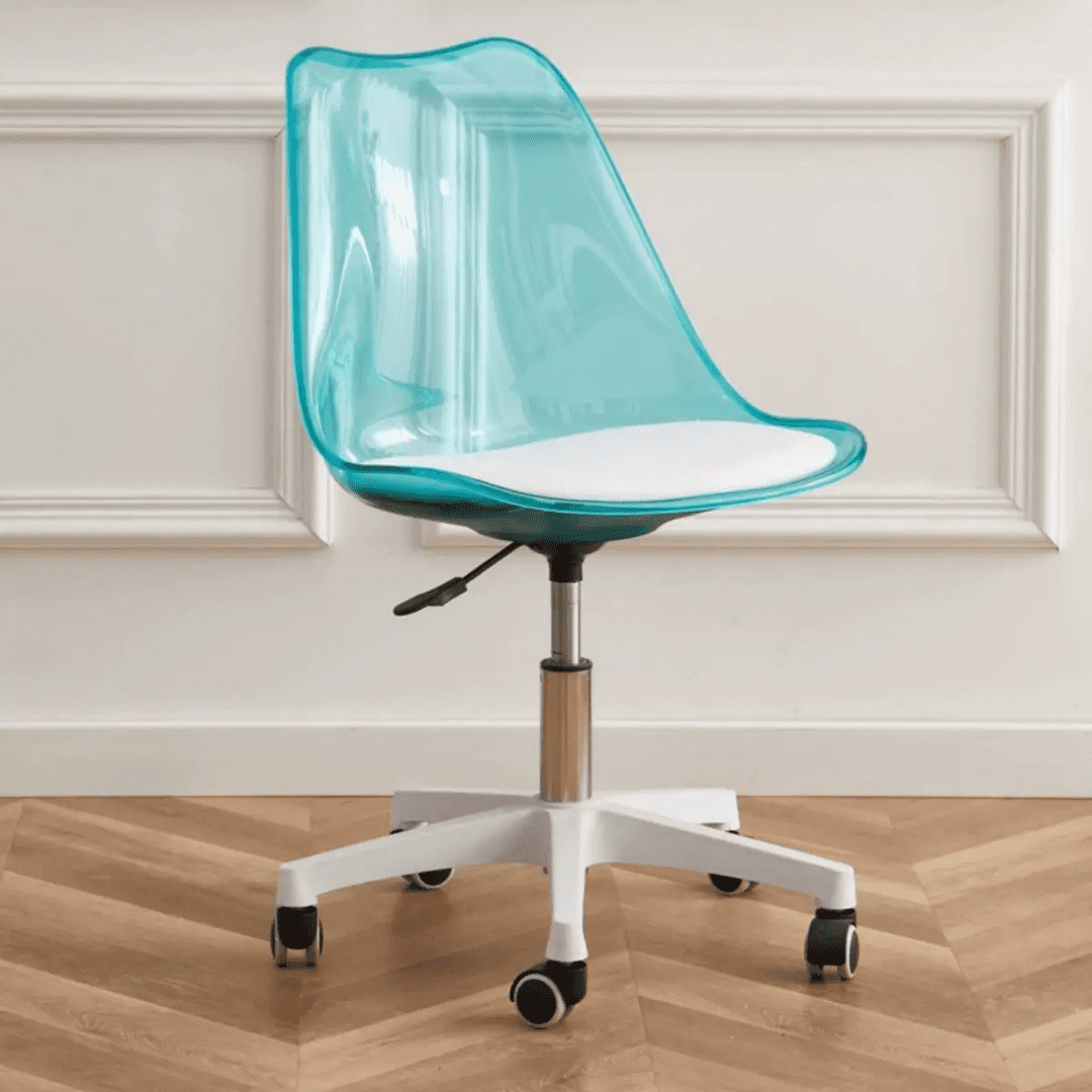 Padded Acrylic Desk Chair