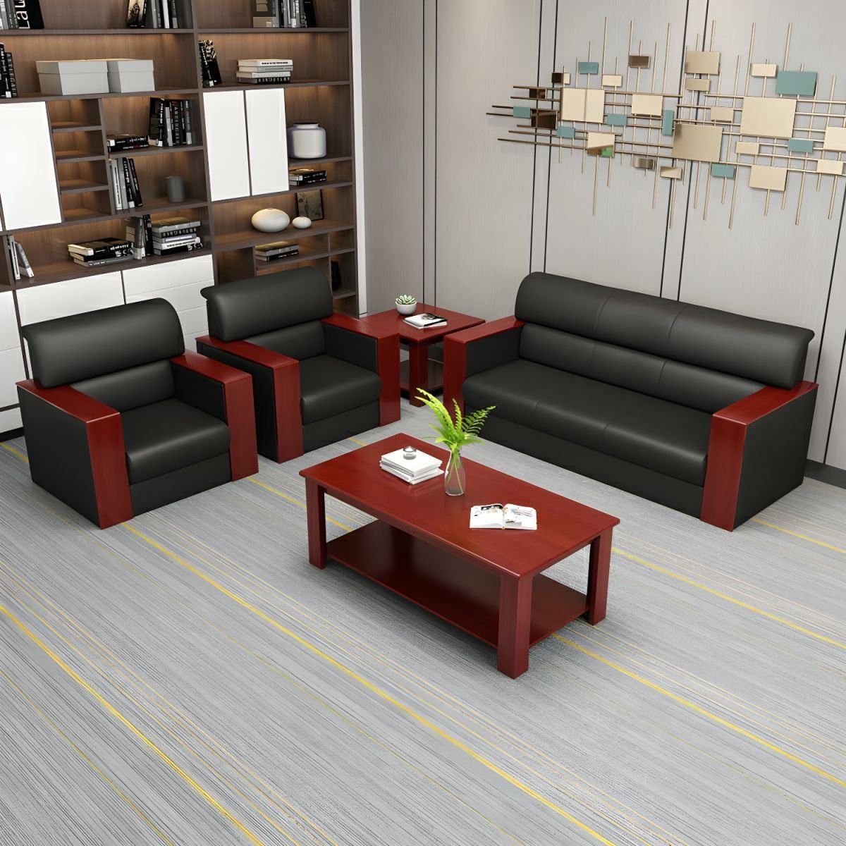 5 Seater Almar-Office Sofa