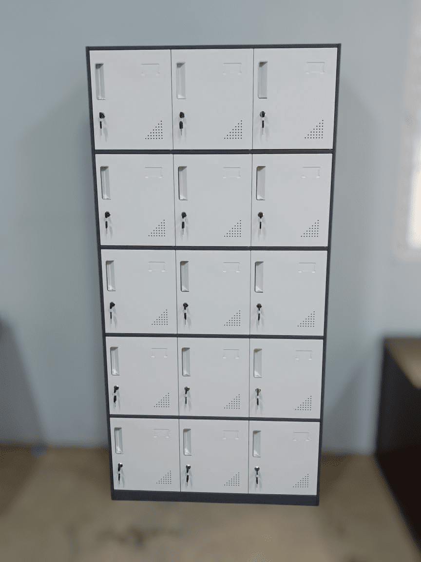 Second image of 15-Door Steel Locker L-B9