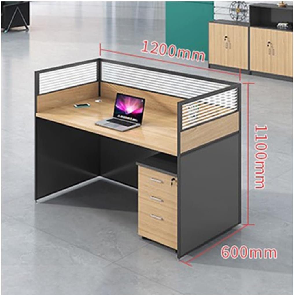 Second image of  1-Way Workstation 1.2m x 0.6m in Brown