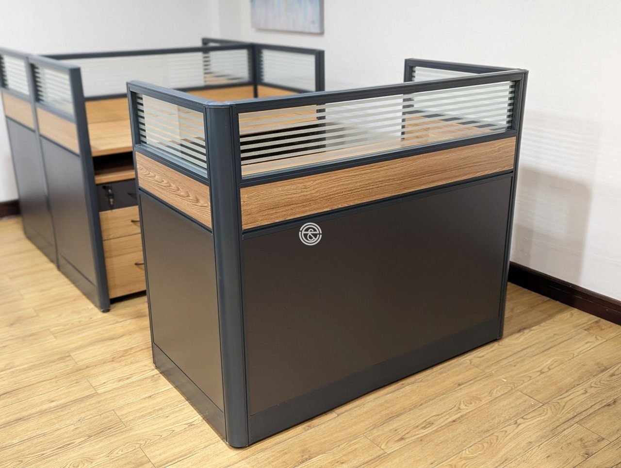  1-Way Workstation 1.2m x 0.6m in Brown