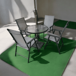 Alternative view of Melbourne Foldable Outdoor Dining Table + 4 Chairs