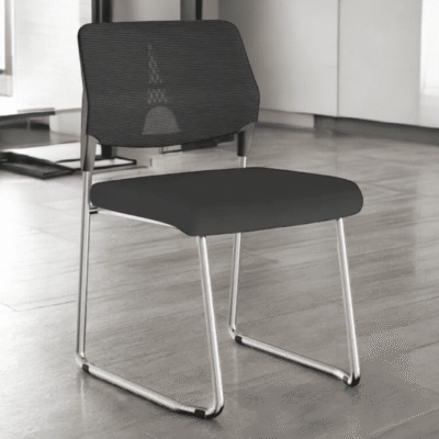Angle Chrome Visitor Chair