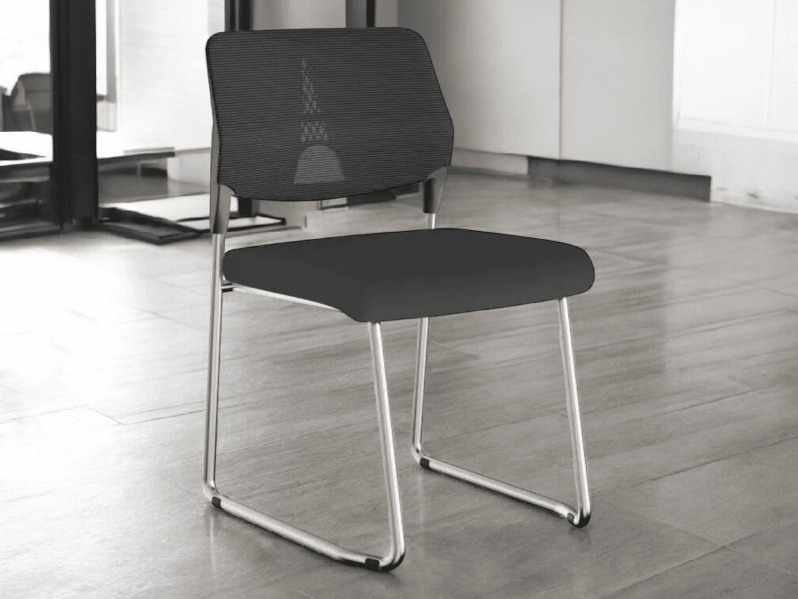 Angle Chrome Visitor Chair