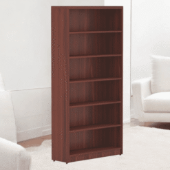 Desny Dark-Walnut Bookcase