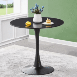 Tulip Dining Table (Black)