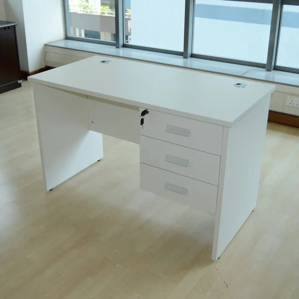 1.2m-Zone Study Desk - (White)