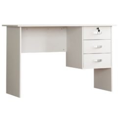 Alternative view of 1.2m-Zone Study Desk - (White)