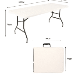 Alternative view of Steve-Picnic Outdoor Table - White