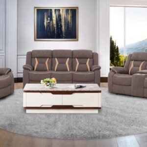 Laura 6 Seater Fabric Recliner Sofa (3+2+1)