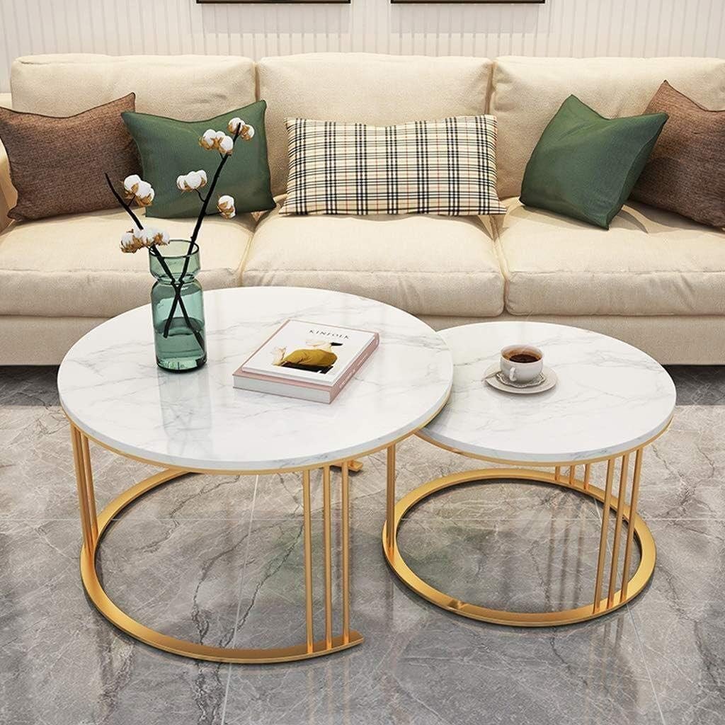 Second image of Olivia-Nesting End Table Gold Frame