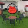 Balcony Swing Table + 4 Chairs