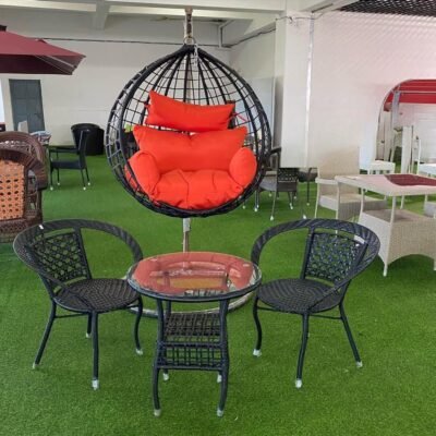 Balcony Swing Table + 4 Chairs