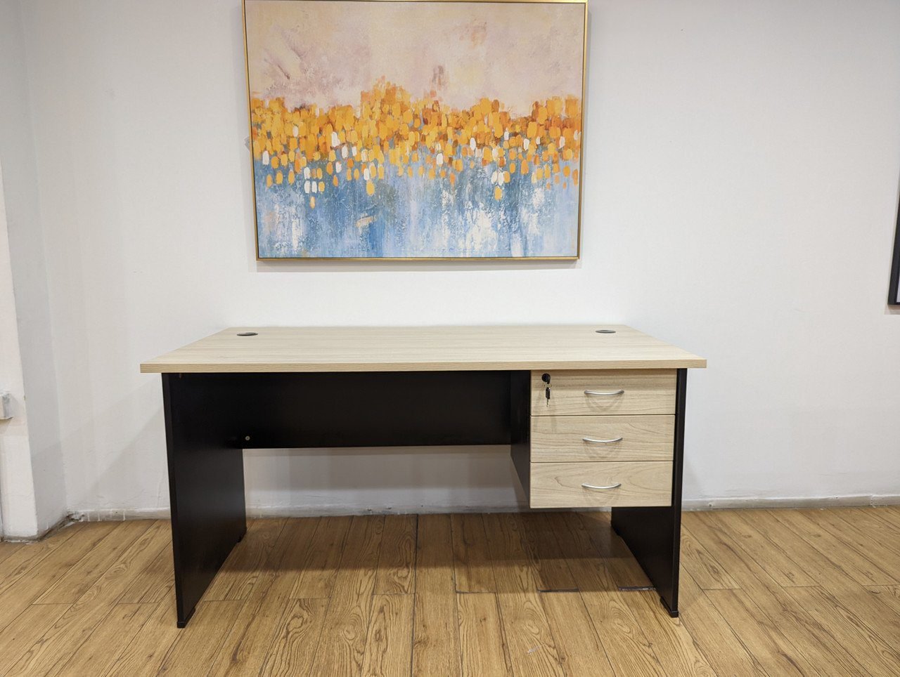 1.2m Zone Study Desk - Elim Grey