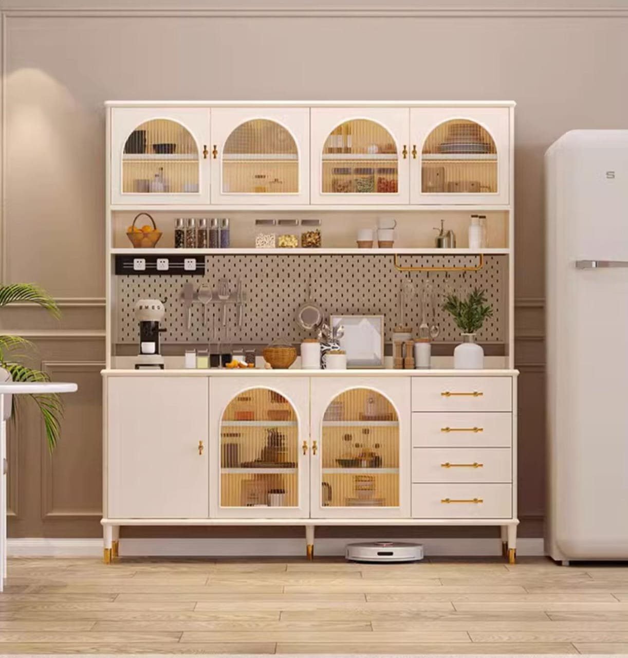 Golden Arch Buffet Cabinet