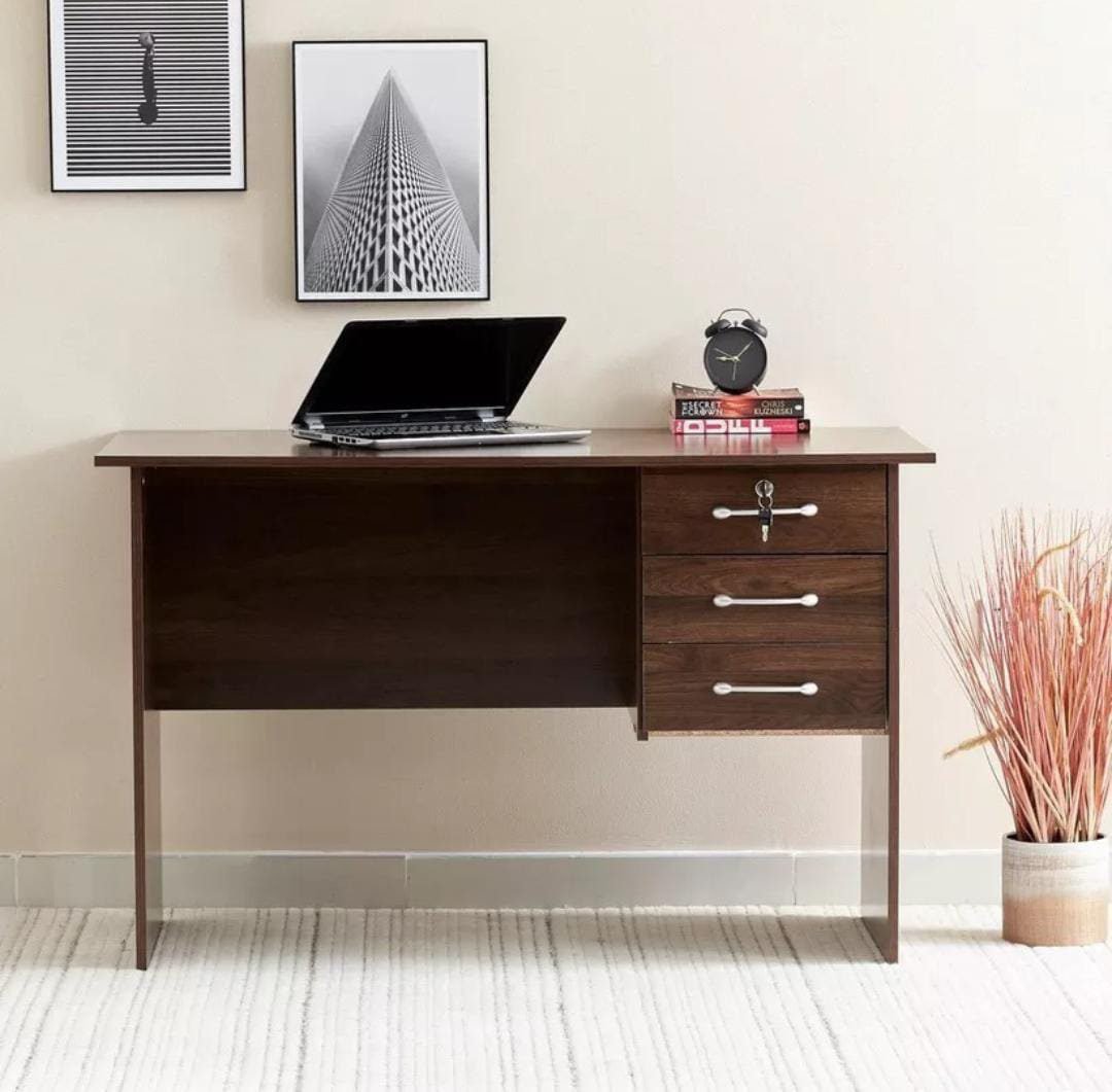 Second image of 1.2m-Zone Study Desk (Dark-walnut)