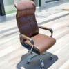 Chestnut-High Back Chair