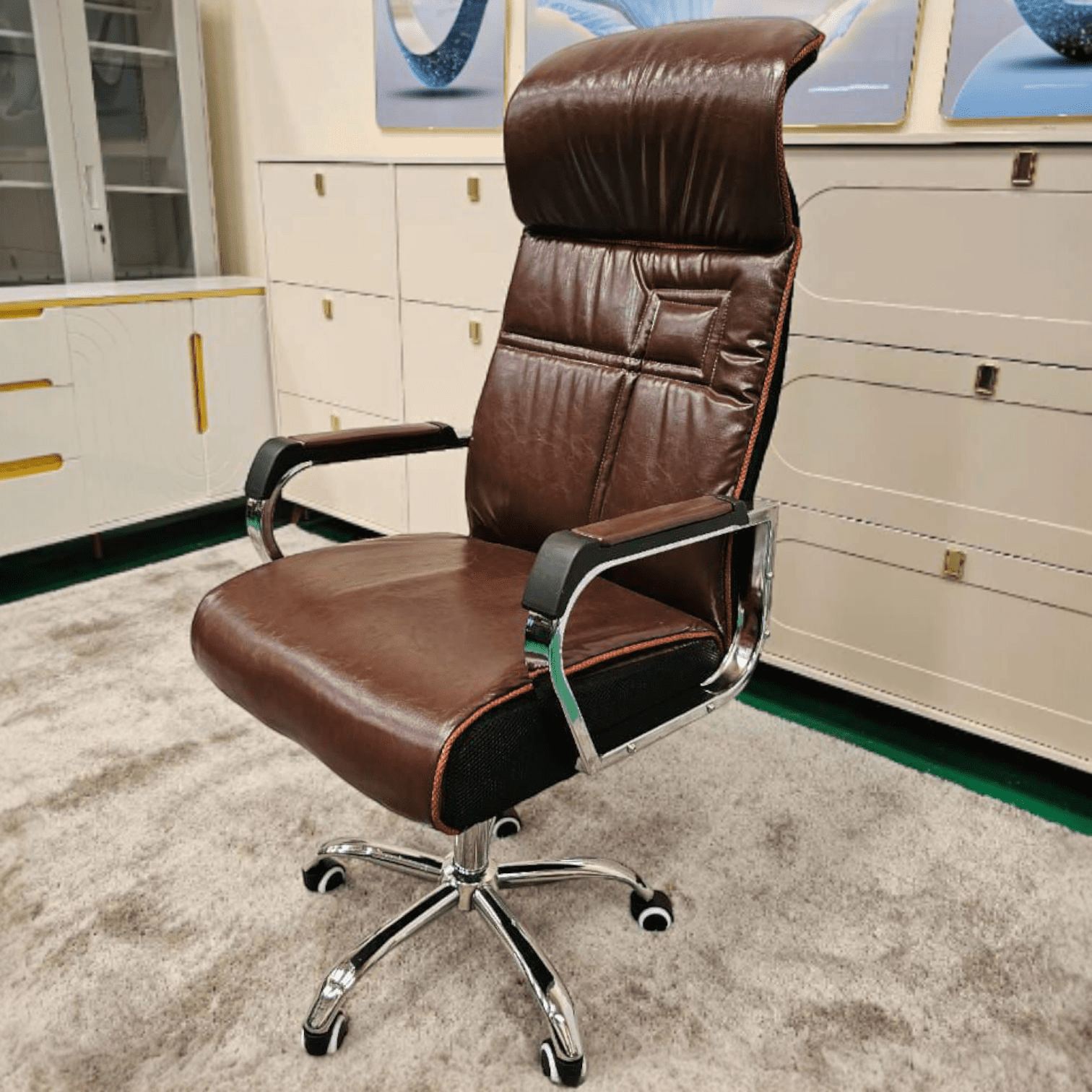 Second image of Chestnut-High Back Chair