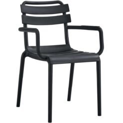 Resilia-Outdoor Dining Chair-Black
