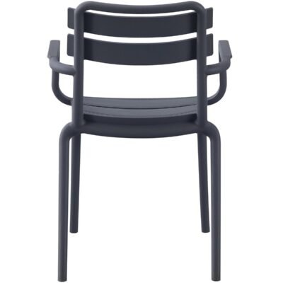 Alternative view of Resilia-Outdoor Dining Chair-Black