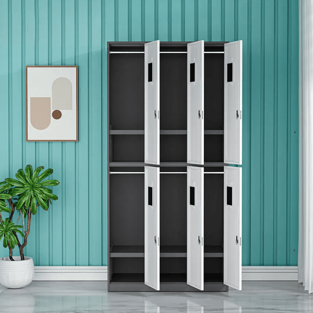 Second image of 6-Door Steel Locker L-B6