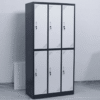 6-Door Steel Locker L-B6