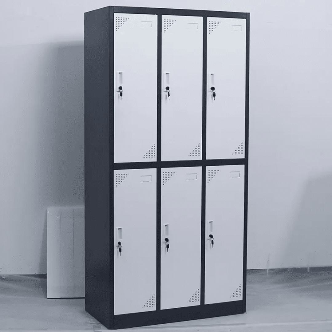 6-Door Steel Locker L-B6