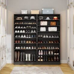 Alternative view of Midnight Keeper-8 Tier Shoe Cabinet