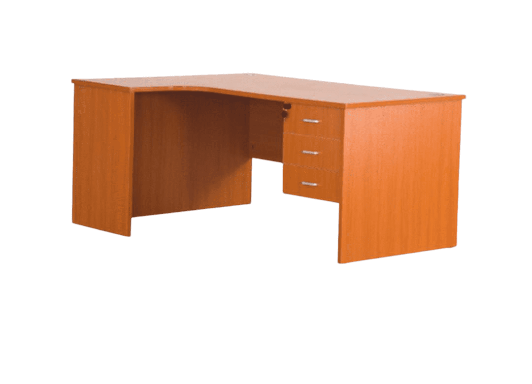 Second image of L-Shape 1.2m Home Office Desk (Cherry)