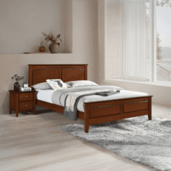 Wendy-Queen Bed + Mattress + 2 Night Stands