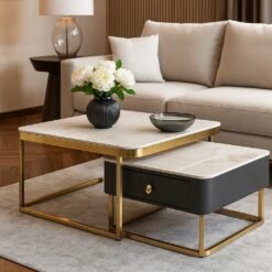 Alternative view of LuxeStone Twin Table