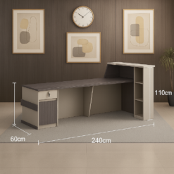 Alternative view of CT178 2.4m Reception Desk