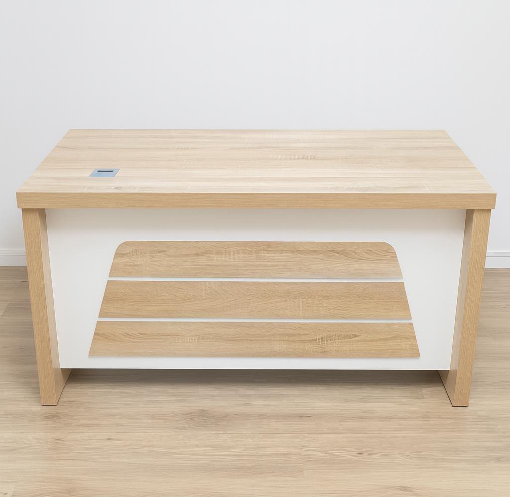 Second image of 1.4m Oakline Home Office Desk