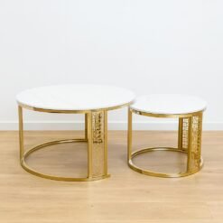 Alternative view of Marbella Gold Nesting Table