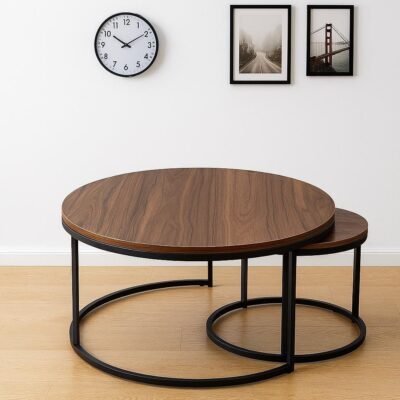 Alternative view of WillowOak Nesting Table