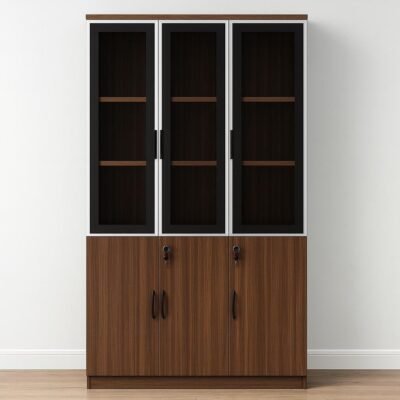 Regalia 3 Door Wooden Filing Cabinet