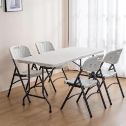 Alternative view of JORDAN Foldable Dining Table + 6 Chairs
