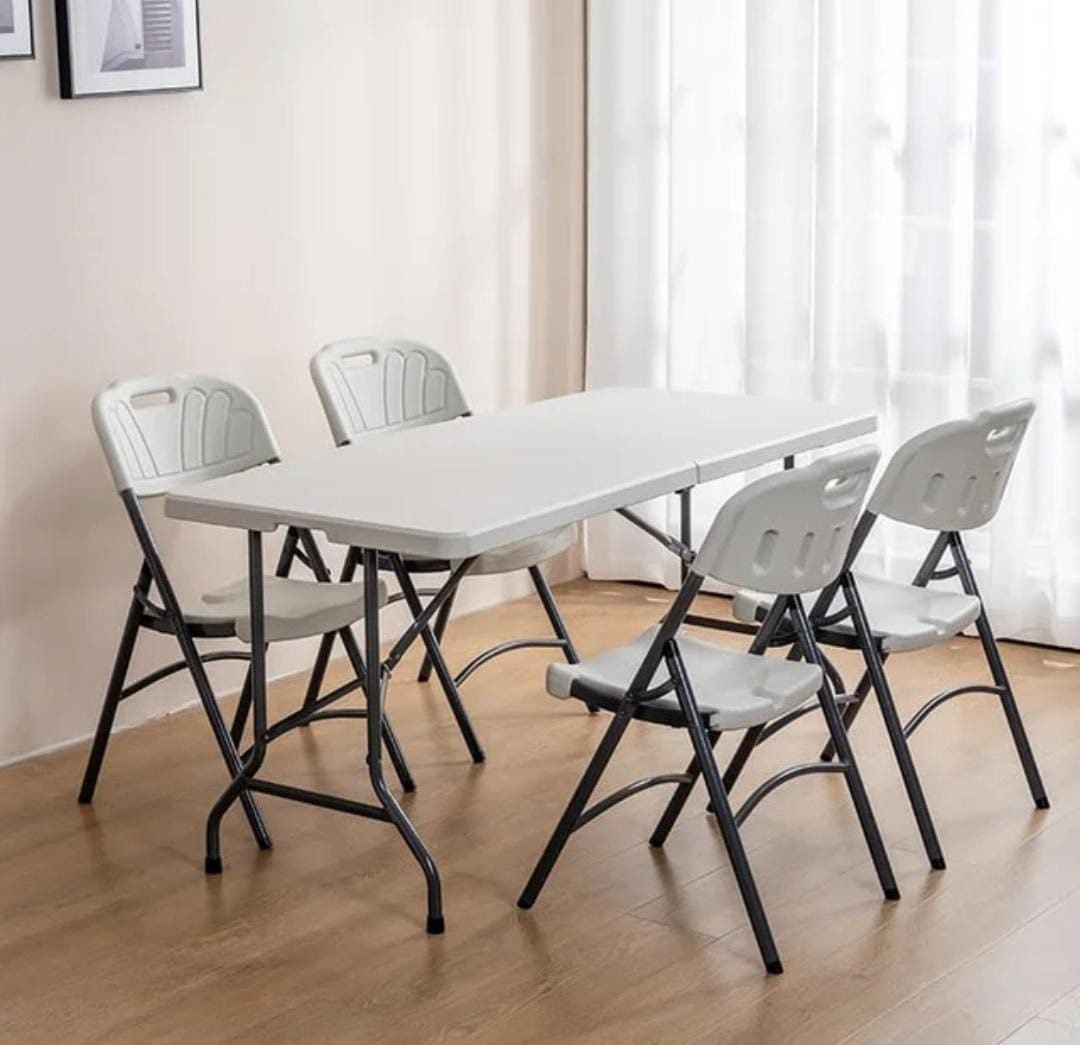Second image of JORDAN Foldable Dining Table + 6 Chairs