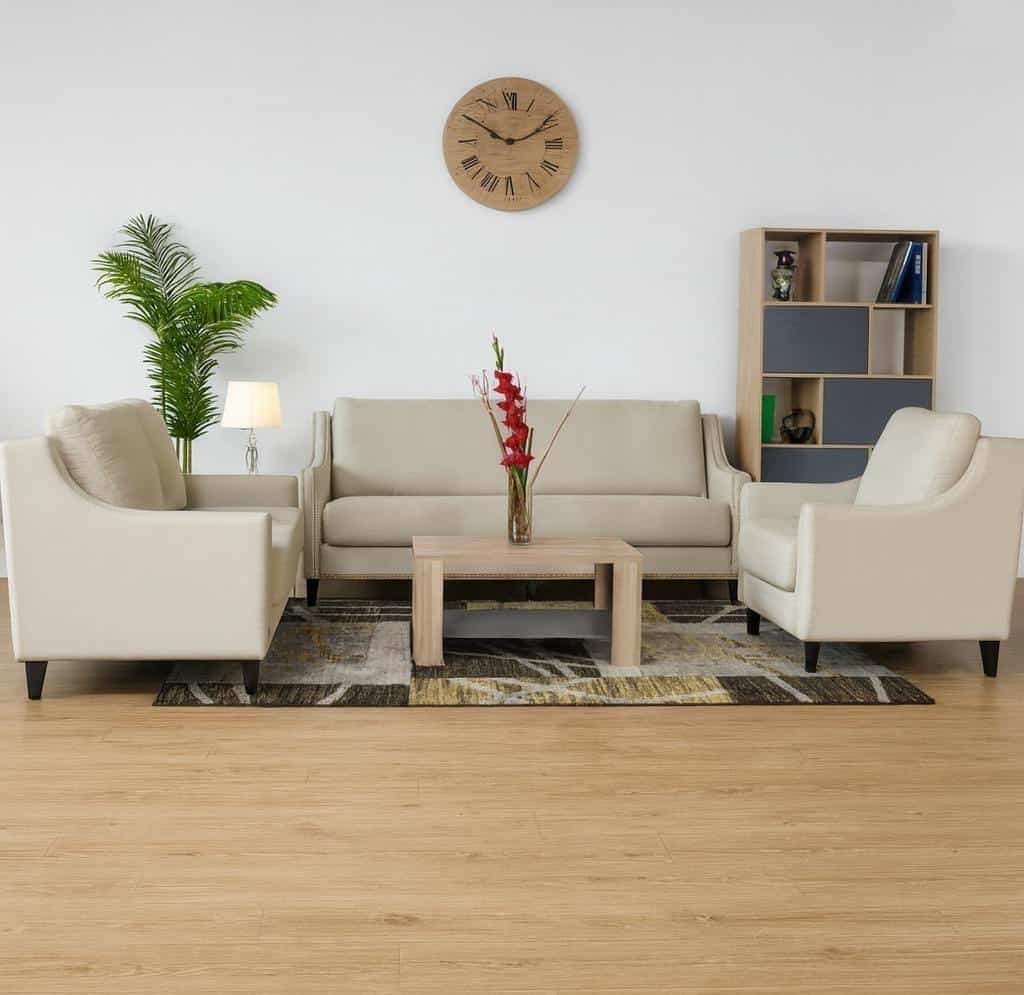 Lema 6 Seater Fabric Sofa (3+2+1) - Image 2