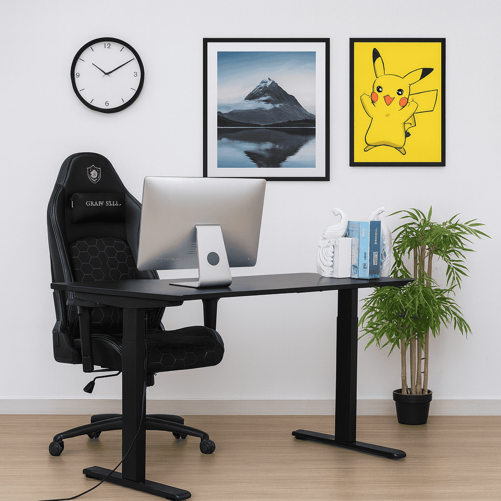Alternative view of 1.4M Electric Height Adjustable Desk