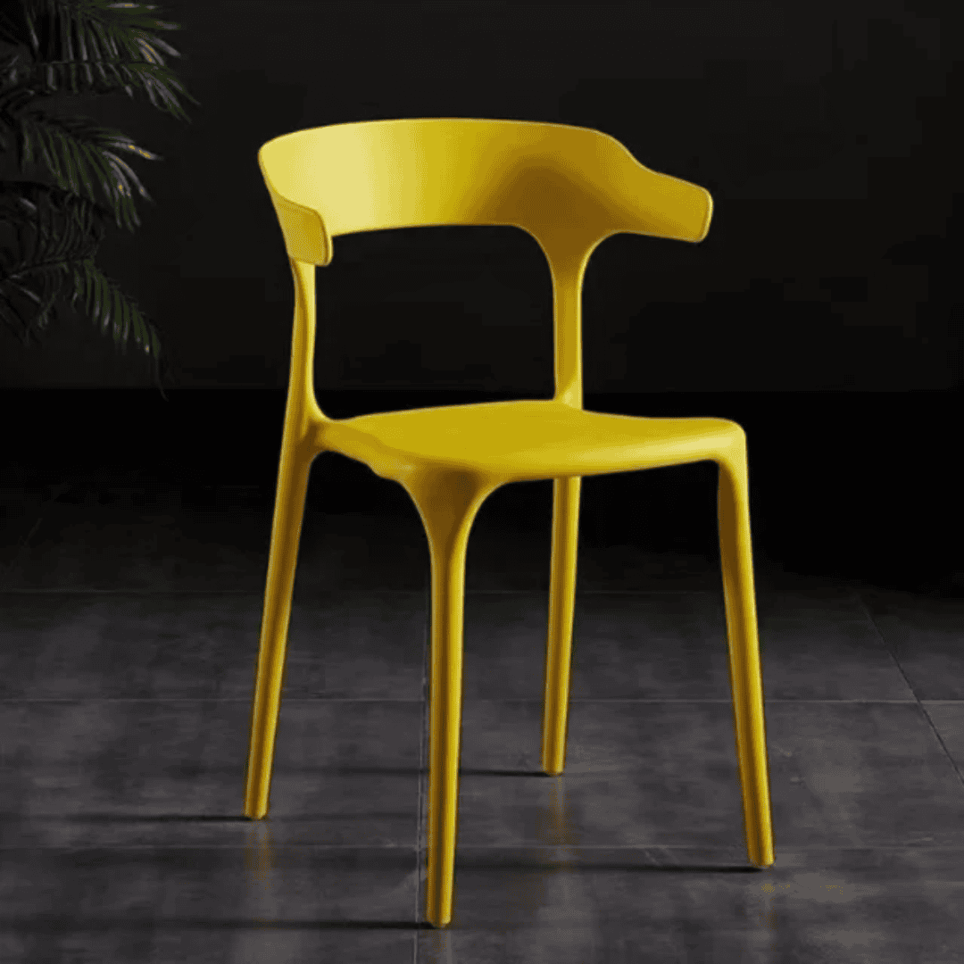 Alternative view of Urban Bistro Plastic Chair–Yellow
