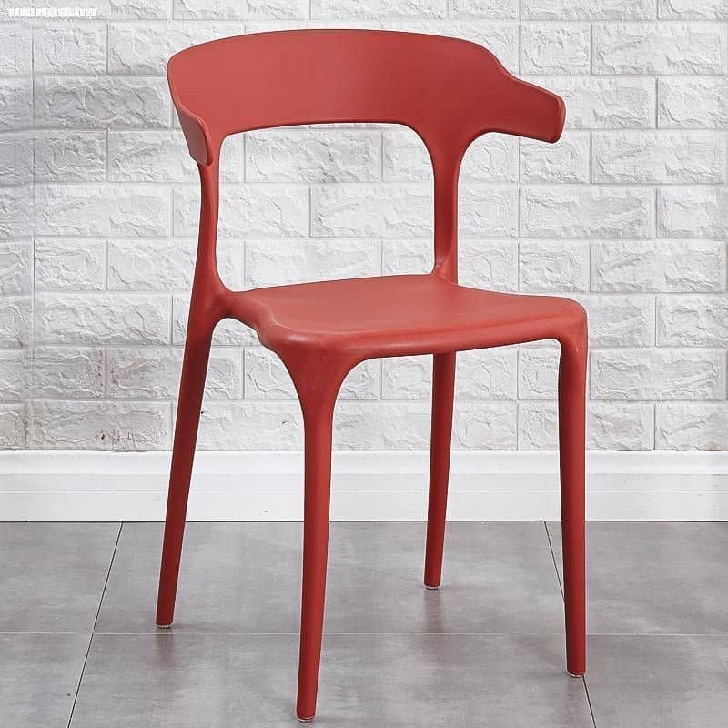 Modern Stackable Plastic Bistro Dining Chair for Restaurants & Home